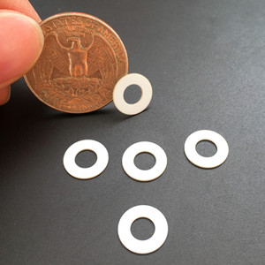 Alumina washer cutting