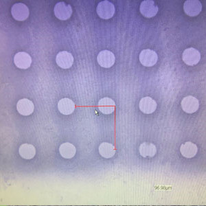 Sapphire high-density-hole-drilling