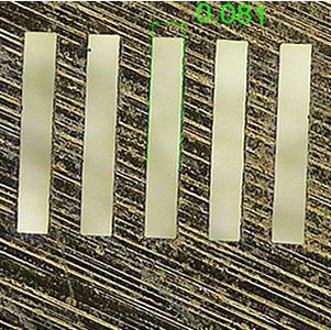 Slits cutting quality